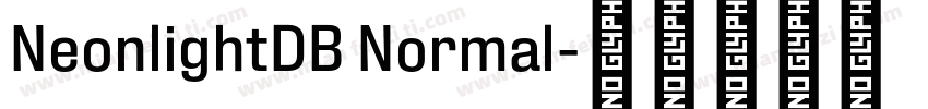 NeonlightDB Normal字体转换